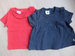 Petit Bateau - Set 2 bloesjes meisje. Maat 74. Nieuwstaat, Kinderen en Baby's, Babykleding | Maat 74, Meisje, Ophalen of Verzenden