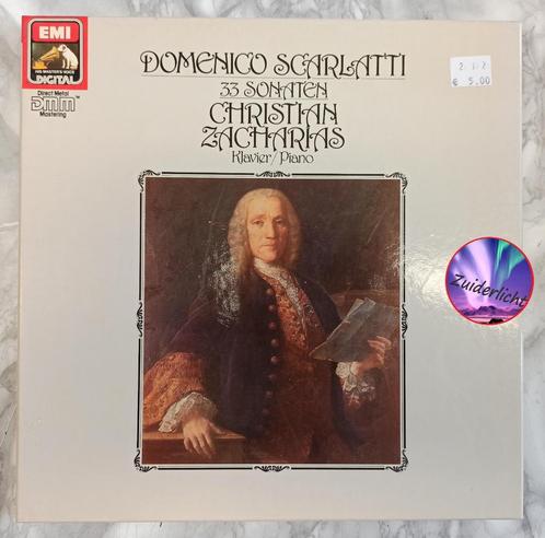 Domenico Scarlatti - Christian Zacharias – 33 Sonaten, Cd's en Dvd's, Vinyl | Klassiek, Gebruikt, Barok, Opera of Operette, 12 inch