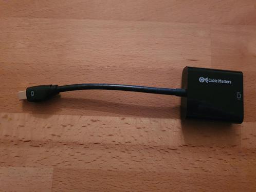 Adaptateur Mini-DisplayPort vers DVI, Computers en Software, Pc- en Netwerkkabels, Zo goed als nieuw, Ophalen