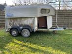 marco paardentrailer, Animaux & Accessoires, Chevaux & Poneys | Semi-remorques & Remorques, Enlèvement, Utilisé, Bois, Remorque 2 chevaux