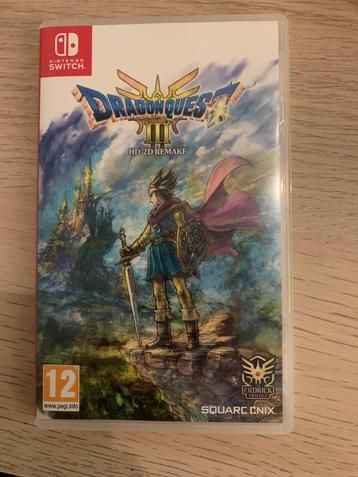 Dragon Quest 3 HD-2D Remake Nintendo Switch game, Enlèvement, Comme neuf, Jeu de rôle (Role Playing Game)