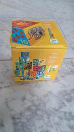 Djeco - 10 stapelblokken "My friends" - Nog volledig nieuw!, Kinderen en Baby's, Ophalen, Nieuw, Ontdekken