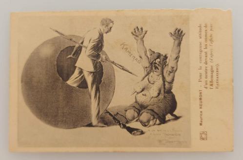 WW I - Satirical Postcard - L.Raemaekers/Maurice Neumont, Verzamelen, Postkaarten | Themakaarten, Ongelopen, Politiek en Historie