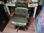 Fauteuil vintage cuir, Ophalen, Zo goed als nieuw