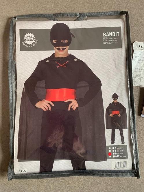 Déguisement enfant - bandido / El Zorro, Enfants & Bébés, Costumes de carnaval & Déguisements, Comme neuf, Garçon ou Fille, 134 à 140