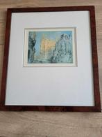 Kader met kunstwerk : Leuven / LAMW Turner (1775-1851), Antiek en Kunst, Kunst | Schilderijen | Klassiek, Ophalen of Verzenden
