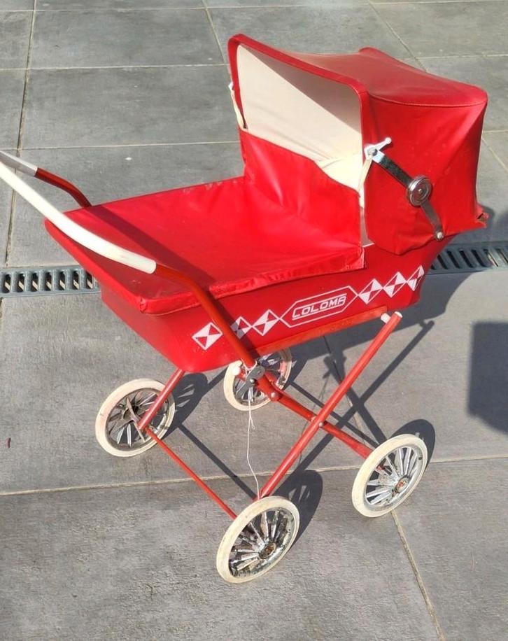 Vintage speelgoed poppenwagen Coloma, Antiek en Kunst, Antiek | Speelgoed, Ophalen