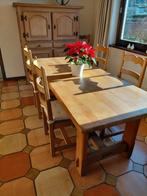 Table et 6 chaises en chêne massif