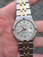 Rolex Oysterquartz staalgoud briljanten bezel, Handtassen en Accessoires, Horloges | Heren, Ophalen of Verzenden, Goud, Goud, Rolex