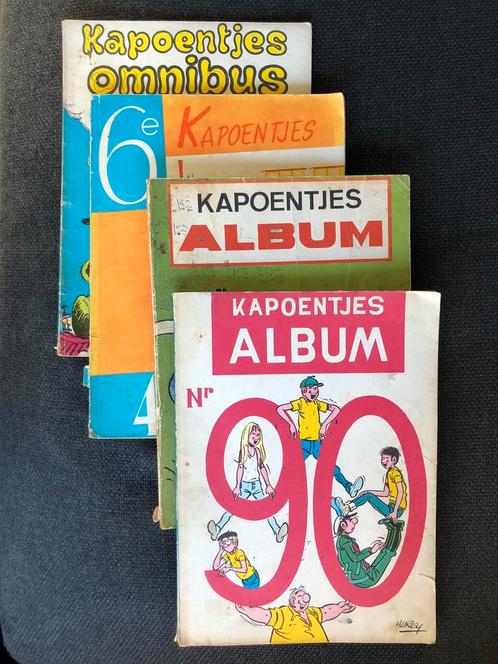 Lot van 2x kapoentjes Album + 2x kapoentjes Omnibus (deel 3), Boeken, Stripverhalen, Gelezen, Ophalen of Verzenden