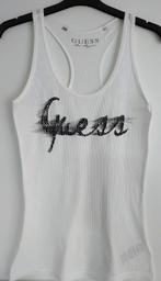 Top topje met zwarte strass van Guess - M, Taille 38/40 (M), Guess, Enlèvement ou Envoi, Blanc