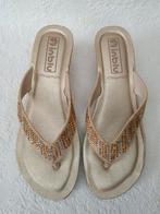 Teenslippers/instekers met glinstersteentjes mt 38, perfect, Comme neuf, Enlèvement ou Envoi