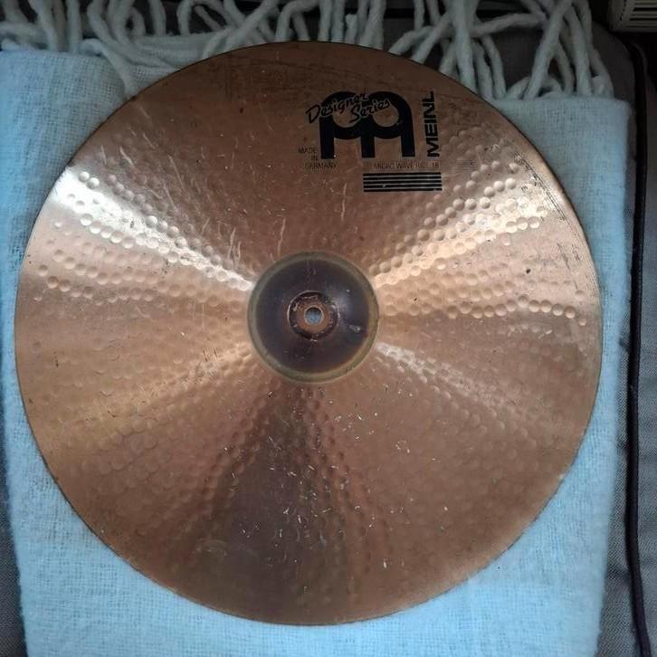 Meinl Designer Series Micro Wave Flat Ride 18 pour batterie, Musique & Instruments, Instruments | Accessoires, Comme neuf, Enlèvement ou Envoi