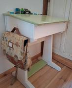 Vintage retro lessenaar/ bureau/ schoolbank Dox, Ophalen, Gebruikt