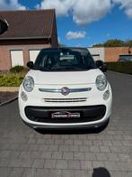 Fiat 500L 1.0 benzine + CNG Pano/Airco 1ste eigenaar, Auto's, Zwart, Cabriolet, 875 cc, Wit