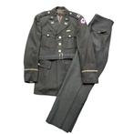 WWII US Engineer Officers Uniform Set Named, Ophalen of Verzenden