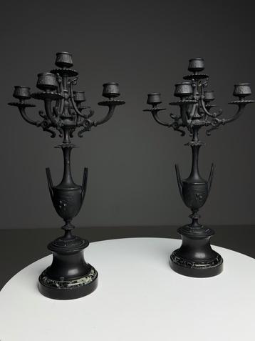 Antique Pair of Late 19th – Early 20th Century Candelabra beschikbaar voor biedingen