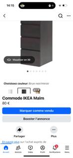 Commode IKEA, 5 tiroirs ou plus, Utilisé, Moins de 50 cm, 50 à 75 cm