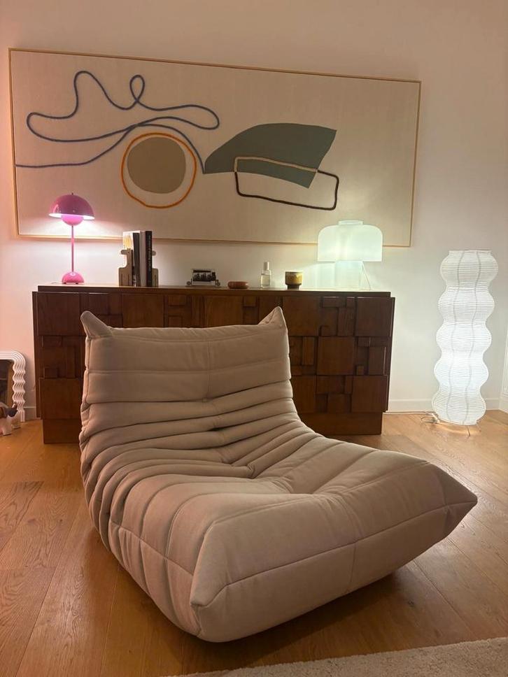 Togo 1 stoel, Roset line, Michel Ducaroy, jaren 70, Antiek en Kunst, Antiek | Meubels | Stoelen en Sofa's, Ophalen