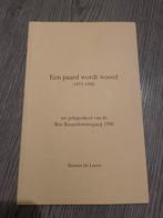 Een paard wordt woord ros beiaardommegang 1990, Boeken, Geschiedenis | Stad en Regio, Ophalen of Verzenden, Zo goed als nieuw