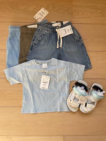 Zomersetje Zara - maat 6-7 jaar en sandalen (30/31) beschikbaar voor biedingen
