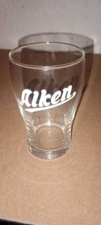 Brasserie bière ancien verre Alken, Enlèvement ou Envoi, Utilisé, Verre ou Verres, Autres marques