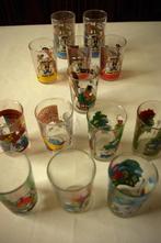 Série de 13 verres BD Amora lot C Schtroumpfs & Lucky Luke !, Ophalen of Verzenden, Zo goed als nieuw, Overige typen