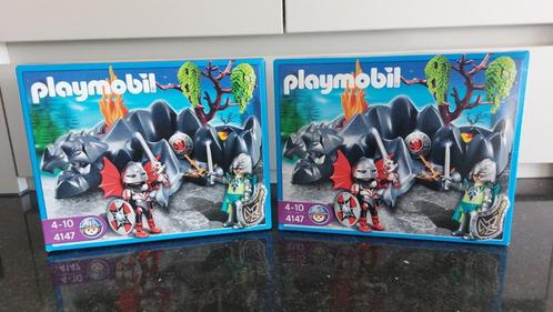 PLAYMOBIL - 2 Compactset drakenridders - 4147 : NIEUW, Kinderen en Baby's, Speelgoed | Playmobil, Nieuw, Complete set, Ophalen of Verzenden