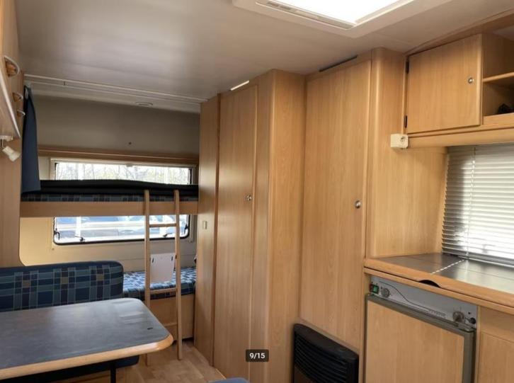 Adria 500 DK Stapelbed 5-6persoons, Caravans en Kamperen, Caravans, Particulier, tot en met 6, 750 - 1000 kg, Standaardzit, Adria