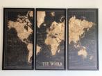 Tableau "Map oh the World", Maison & Meubles, Accessoires pour la Maison | Cadres, Comme neuf, Enlèvement
