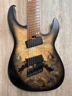 Legator N7FOD in Jupiter Burst (California Buckeye Burl top), Ophalen of Verzenden, Gebruikt, Solid body, Overige merken