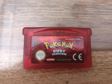 Pokémon Ruby GameBoy Advance (GBA) PAL beschikbaar voor biedingen