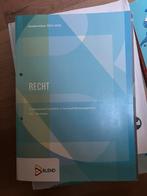Cursus recht, Boeken, Studieboeken en Cursussen, Ophalen of Verzenden, Zo goed als nieuw, Hogeschool
