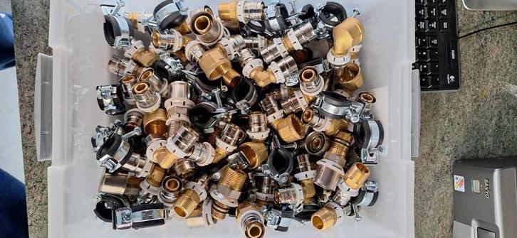 Alpex Koppelingen, Doe-het-zelf en Bouw, Sanitair, Nieuw, Overige typen, Koper, Ophalen of Verzenden