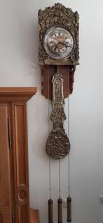 Hangklok met slinger en gewichten, Antiek en Kunst, Ophalen