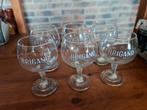 6 bierglazen - Brigand met gedraaide voet, Ophalen of Verzenden, Zo goed als nieuw