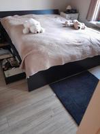 Ikea bed 1.80 x 2.20 met 2 laden die onder het bed schuiven, Enlèvement