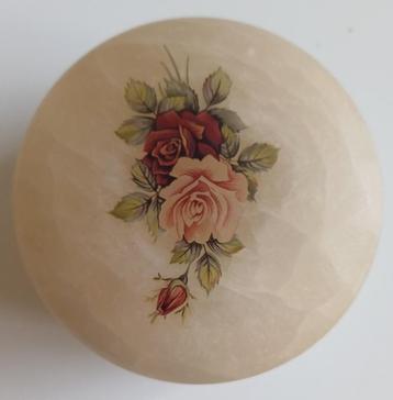 Vintage albasten juwelendoosje (Italië, 1960s–70s) beschikbaar voor biedingen