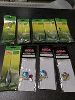 6 glazen forel dobbers en 3 x forel spinners. NIEUW, Watersport en Boten, Ophalen of Verzenden, Nieuw