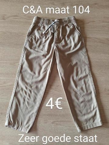 Lange zomerbroek jongen C&A maat 104 beschikbaar voor biedingen
