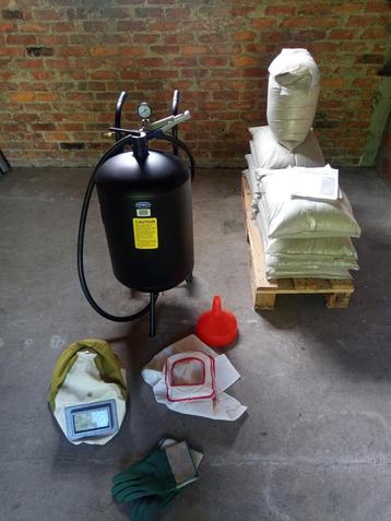 Mobiele straalketel + toebehoren, Enlèvement, Comme neuf