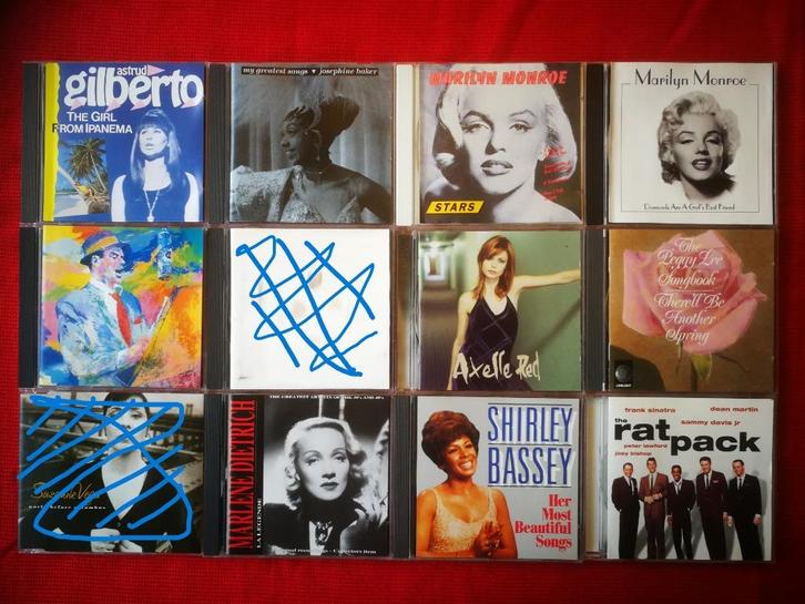 Interessante CD’s zangers/zangeressen €1,00/stuk (L25e), CD & DVD, CD | Pop, Utilisé, Enlèvement ou Envoi