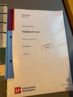 Taalgebruik frans, Ophalen, Nieuw