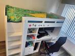 Bed met bureau kids, Kinderen en Baby's, Kinderkamer | Bedden, Ophalen, 85 tot 100 cm, Gebruikt, Hoogslaper of Stapelbed