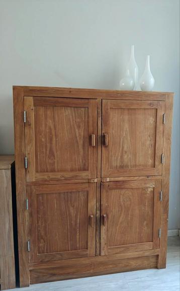 Teakhouten opbergunit  beschikbaar voor biedingen