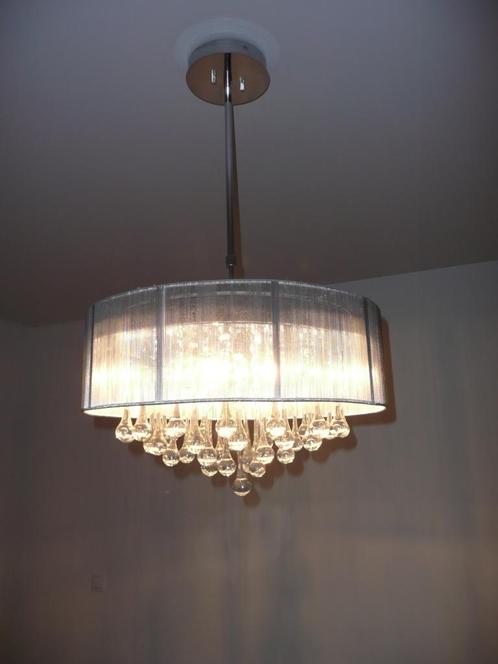 URSAL PENDEL metaal/zilver, Huis en Inrichting, Lampen | Hanglampen, Zo goed als nieuw, Metaal, Ophalen