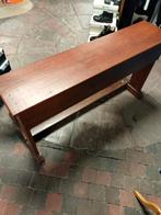 Schoolbank hout, Huis en Inrichting, Tafels | Sidetables, Ophalen, Gebruikt, Overige houtsoorten