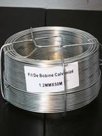Bobine de fil galvanisé, Tuin en Terras, Gaas en Draad, Ophalen of Verzenden, Nieuw, 20 meter of meer, Draad