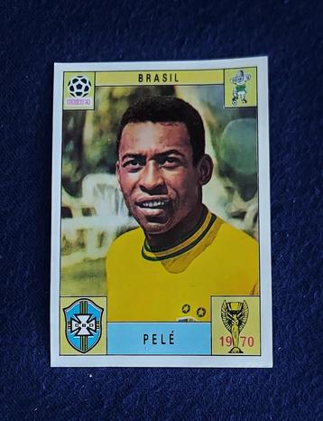 Panini sticker card voetbal '  WK Mexico 70  -  Pele ' beschikbaar voor biedingen