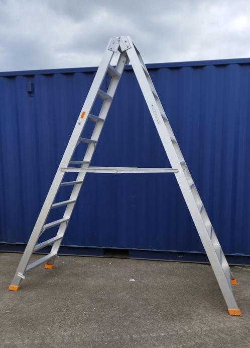 Alu Trapladders Dubbele 3/12 tr, Altrex Petry Solide Wurth, Doe-het-zelf en Bouw, Ladders en Trappen, Trap, Ophalen of Verzenden